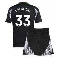 Arsenal Riccardo Calafiori #33 Replica Away Minikit 2024-25 Short Sleeve (+ pants)